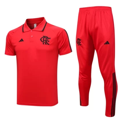 CR Flamengo Trainings Poloshirt Anzüge Anzüge 2023-24 – Rot