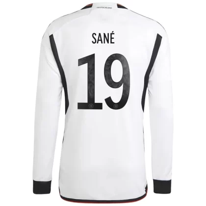 Deutschland Fußballtrikots Leroy Sané 19 Heimtrikot Langarm 2022