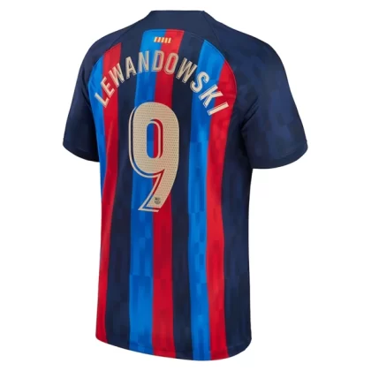 FC Barcelona Fußballtrikots 2022-23 Robert Lewandowski 9 Heimtrikot