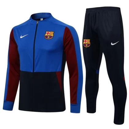 FC Barcelona Trainingsjackenanzüge 2021-22 – Blau