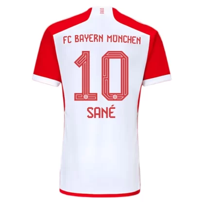 FC Bayern München Fußballtrikots 2023-24 Leroy Sané 10 Heimtrikot