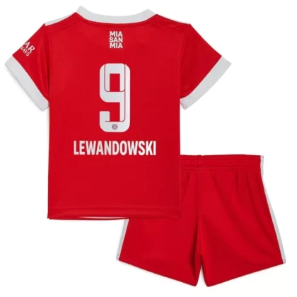 FC Bayern München Trikotsatz Kinder 2022-23 Robert Lewandowski 9 Heimtrikot