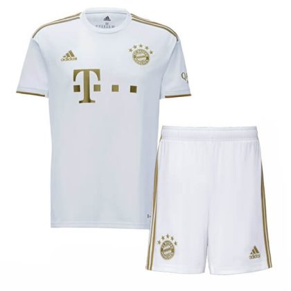 FC Bayern Munich Auswärtstrikot Kit Kinder 2022-23