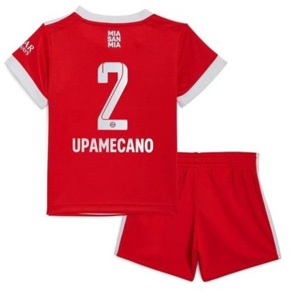 FC Bayern Munich Upamecano 2 Heimtrikot Kit Kinder 2022-23