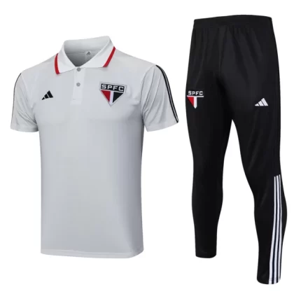 FC São Paulo Trainings Poloshirt Anzüge Anzüge 2023-24 – Grau