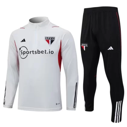 FC São Paulo Trainingsanzüge 2023-24 – 1-4 Zip Grau