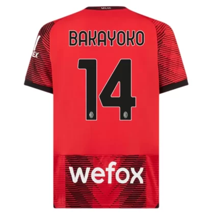 Günstige AC Milan Bakayoko 14 Heimtrikot 2023/24