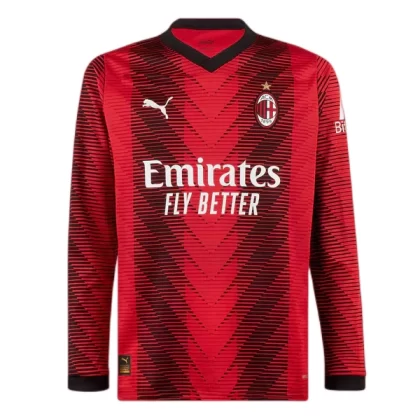 Günstige AC Milan Langarm Heimtrikot 2023/24