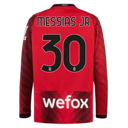 Günstige AC Milan Lionel Messias Jr 30 Langarm Heimtrikot 2023/24