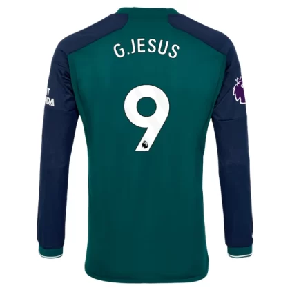 Günstige Arsenal G.Jesus 9 Langarm 3. Ausweichtrikot 2023/24