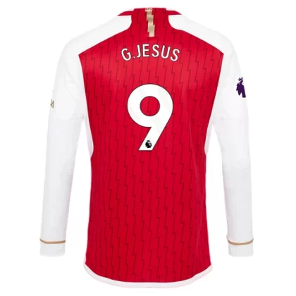 Günstige Arsenal G.Jesus 9 Langarm Heimtrikot 2023/24