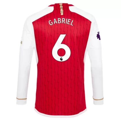 Günstige Arsenal Gabriel 6 Langarm Heimtrikot 2023/24