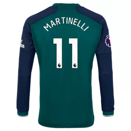 Günstige Arsenal Martinelli 11 Langarm 3. Ausweichtrikot 2023/24