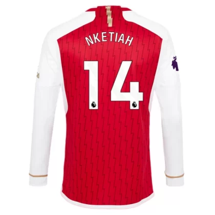 Günstige Arsenal Nketiah 14 Langarm Heimtrikot 2023/24