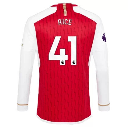 Günstige Arsenal Rice 41 Langarm Heimtrikot 2023/24