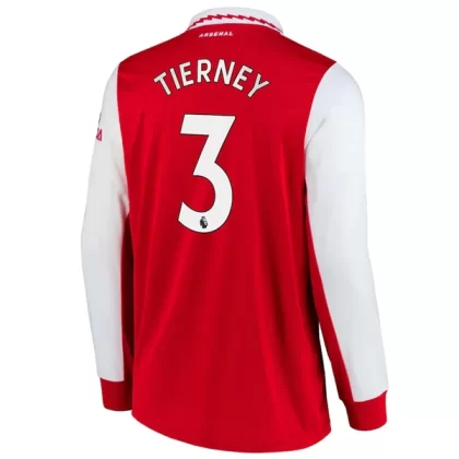 Günstige Arsenal Tierney 3 Langarm Heimtrikot 2022-23