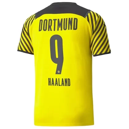 Günstige BVB Borussia Dortmund Erling Haaland 9 Heimtrikot 2021-22