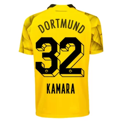 Günstige BVB Borussia Dortmund Kamara 32 3. Ausweichtrikot 2023/24