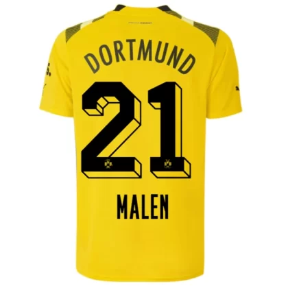 Günstige BVB Borussia Dortmund Malen 21 3. Ausweichtrikot 2022-23