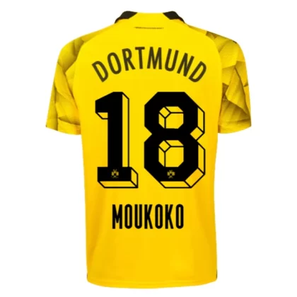 Günstige BVB Borussia Dortmund Moukoko 18 3. Ausweichtrikot 2023/24