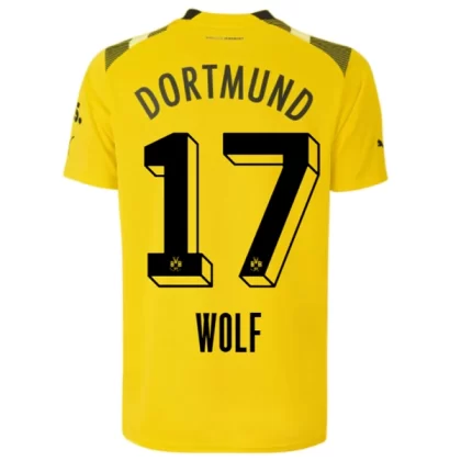 Günstige BVB Borussia Dortmund Wolf 17 3. Ausweichtrikot 2022-23