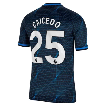 Günstige Chelsea Caicedo 25 Auswärtstrikot 2023/24