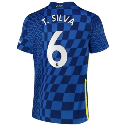 Günstige Chelsea T.Silva 6 Heimtrikot 2021-22