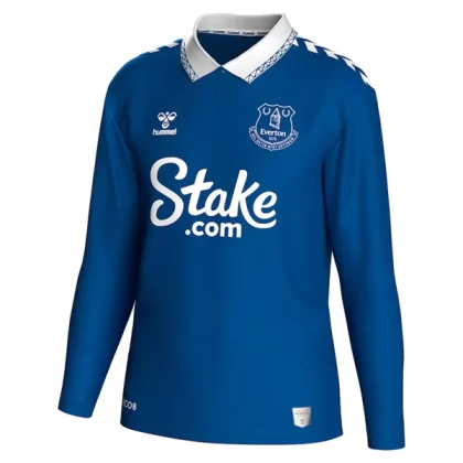 Günstige Everton Langarm Heimtrikot 2023/24