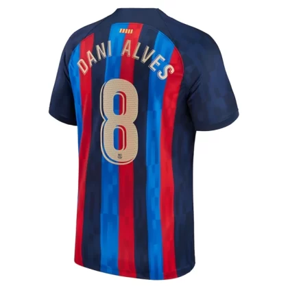 Günstige FC Barcelona Dani Alves 8 Heimtrikot 2022-23