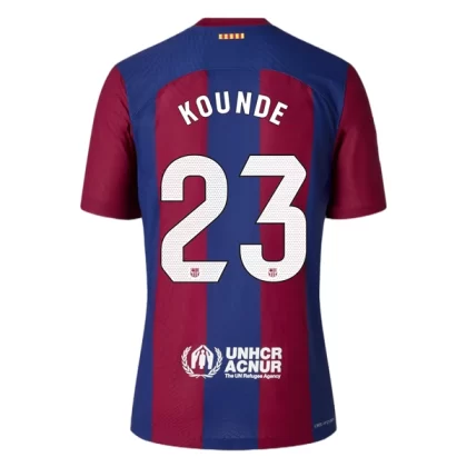 Günstige FC Barcelona Kounde 23 Heimtrikot 2023/24