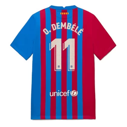 Günstige FC Barcelona O. Dembélé 11 Heimtrikot 2021-22