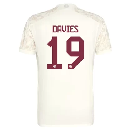 Günstige FC Bayern München Alphonso Davies 19 3. Ausweichtrikot 2023/24