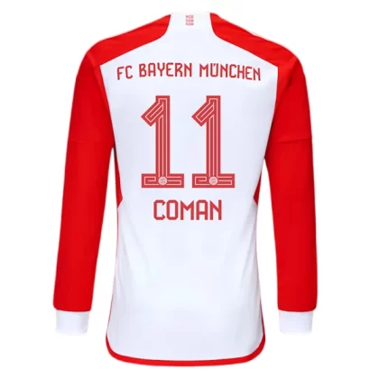 Günstige FC Bayern München Coman 11 Langarm Heimtrikot 2023/24