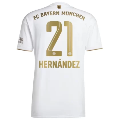 Günstige FC Bayern München Hernandez 21 Auswärtstrikot 2022-23