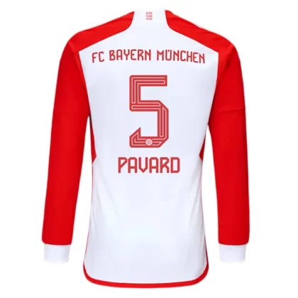 Günstige FC Bayern München Pavard 5 Langarm Heimtrikot 2023/24