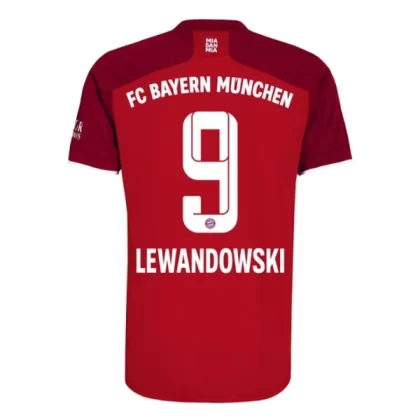 Günstige FC Bayern München Robert Lewandowski 9 Heimtrikot 2021-22