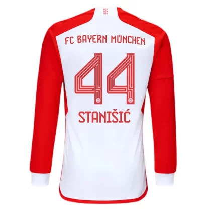 Günstige FC Bayern München Stanisic 44 Langarm Heimtrikot 2023/24