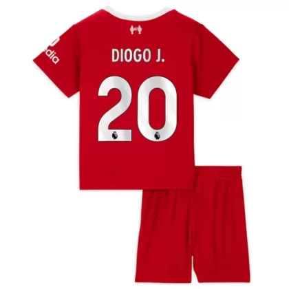 Günstige Liverpool Diogo J. 20 Kinder Heim Trikotsatz 2023/24