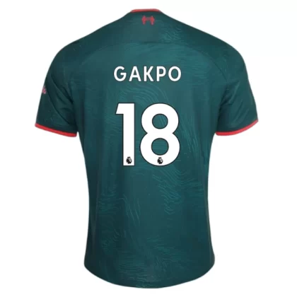 Günstige Liverpool Gakpo 18 3. Ausweichtrikot 2022-23