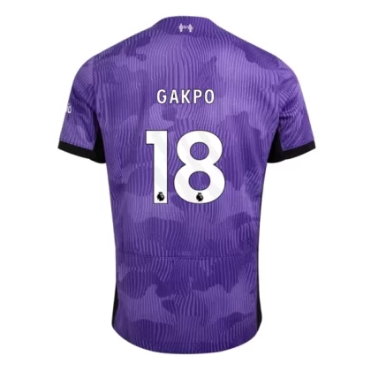 Günstige Liverpool Gakpo 18 3. Ausweichtrikot 2023/24