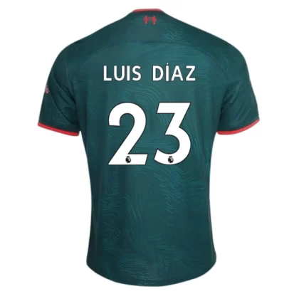 Günstige Liverpool Luis Diaz 23 3. Ausweichtrikot 2022-23