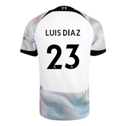 Günstige Liverpool Luis Diaz 23 Auswärtstrikot 2022-23