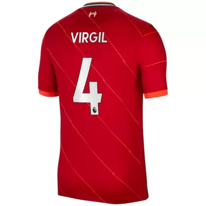 Günstige Liverpool Virgil van Dijk 4 Heimtrikot 2021-22