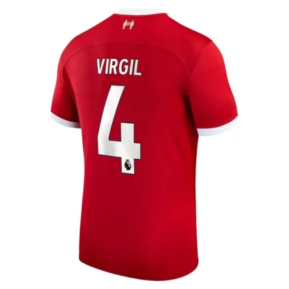 Günstige Liverpool Virgil van Dijk 4 Heimtrikot 2023/24