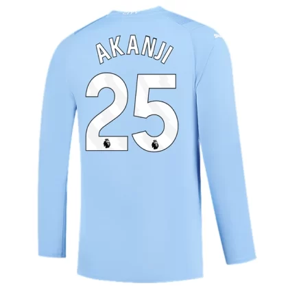 Günstige Manchester City Akanji 25 Langarm Heimtrikot 2023/24