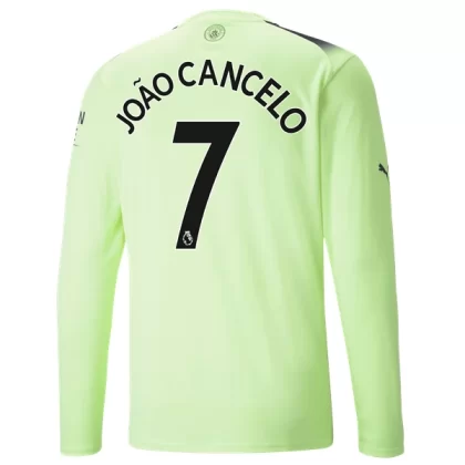 Günstige Manchester City Joao Cancelo 7 Langarm 3. Ausweichtrikot 2022-23