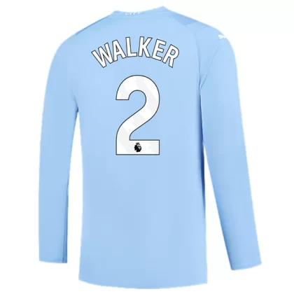 Günstige Manchester City Kyle Walker 2 Langarm Heimtrikot 2023/24