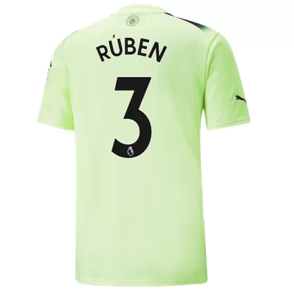 Günstige Manchester City Rúben Dias 3 3. Ausweichtrikot 2022-23