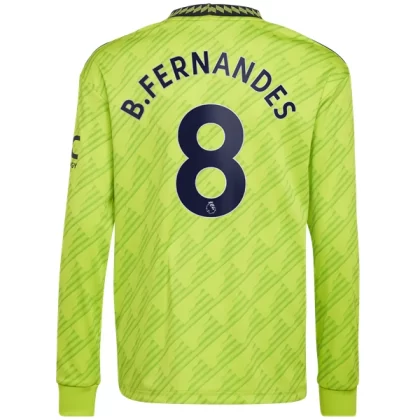 Günstige Manchester United B.Fernandes 8 Langarm 3. Ausweichtrikot 2022-23