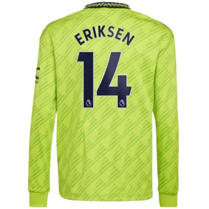 Günstige Manchester United Christian Eriksen 14 Langarm 3. Ausweichtrikot 2022-23